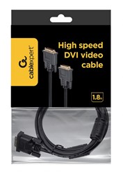 CablExpert High Speed DVI M/M Kabel 1.8 meter (Zwart)
