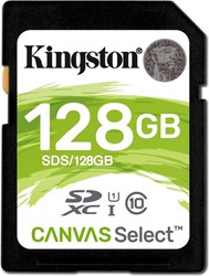 Kingston Canvas Select SDXC SD-Kaart 128 GB 