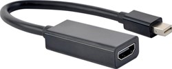 4K Mini DisplayPort to HDMI adapter cable, zwart m/f