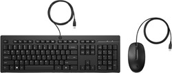 HP 225 Muis & Toetsenbord met Kabel G2 (Zwart)