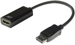 ACT DisplayPort naar HDMI adapterl, 0.15 m 3840 x 2160 (4K) @ 30Hz M/F