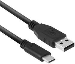 ACT USB 3.2 Gen1 laad- en datakabel usb-A male - usb-C  male 1 meter