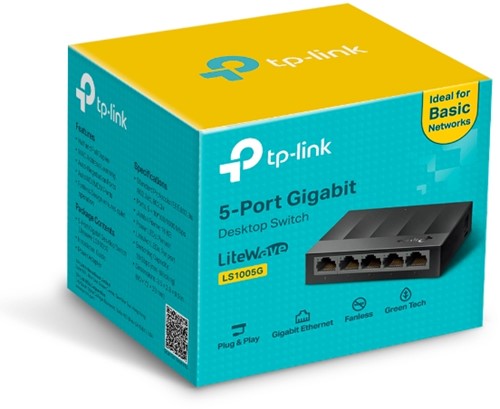 TP-Link 5-poorts Gigabit Desktop Switch - Plastic (LS1005G)-3