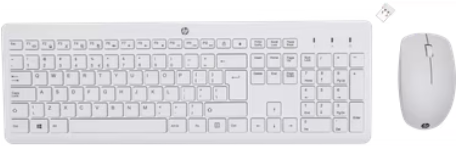 HP 230 Draadloze Muis en Toetsenbord Set (18H24AA#ABB) wit