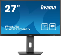 Iiyama Pro lite monitor 27" inch 2560x1440 (Quad HD) 100Hz IPS hoogte verstelbaar