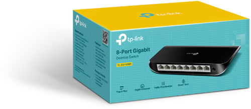 TP-Link 8-poorts Gigabit Desktop Switch - Plastic (TL-SG1008D)-3